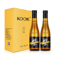 酷客KOOK 葡米酿 混酿微醺12.8度375mL*2礼盒装 半干型黄酒