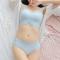 新款性感螺纹棉抹胸套装女士内衣带胸垫少女裹胸蕾丝裹胸内裤套装