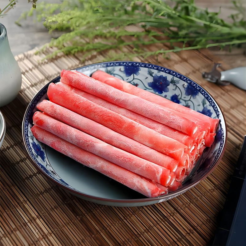 大牧汗 顺丰原切精制肥牛片5袋(200g*5)原切真空装 火锅食材 肥牛卷牛肉卷