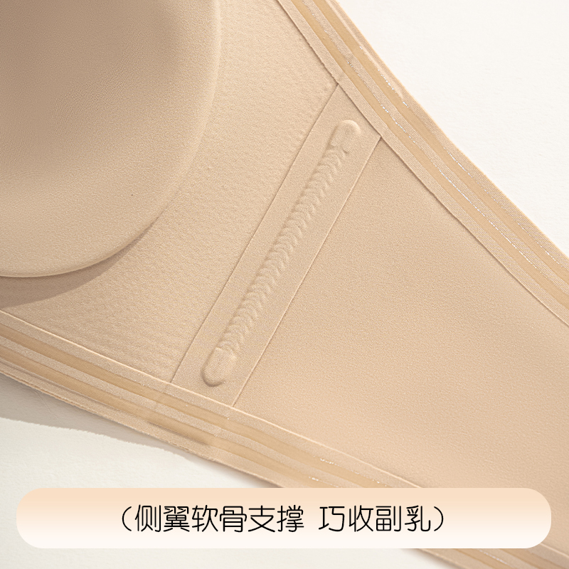 猫人粉底液无肩带抹胸女士防滑不掉小胸聚拢隐形无痕防走光内衣