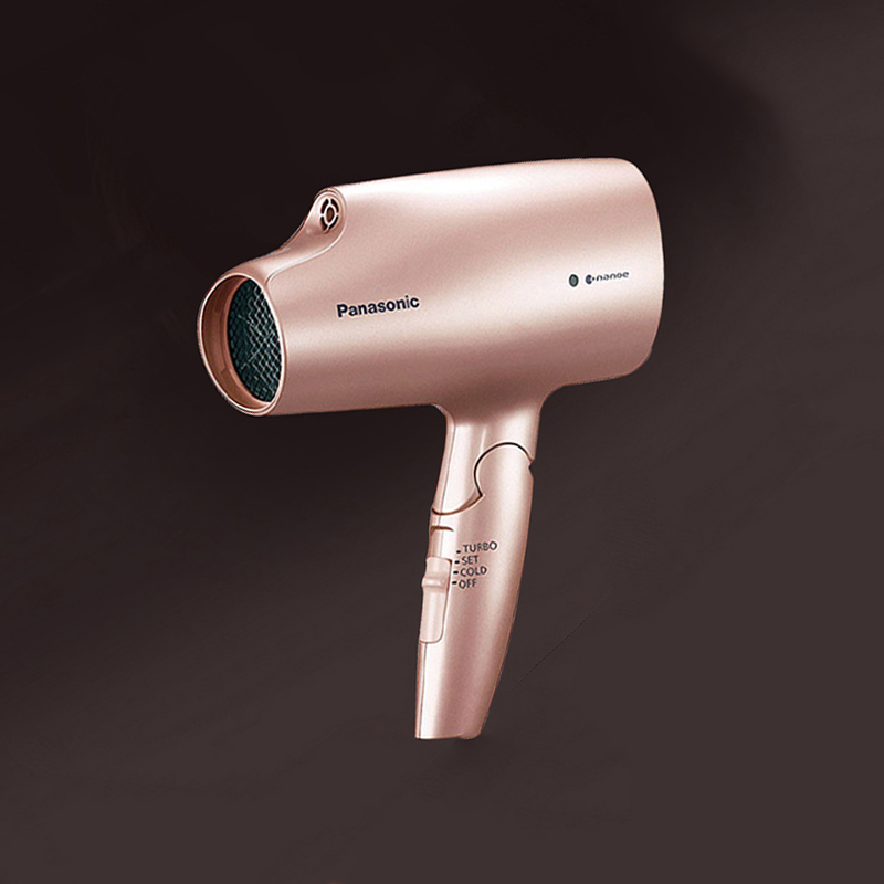 松下(Panasonic) EH-NA59家用电吹风 负离子护发 1400W 3档温控 静音设计 粉色