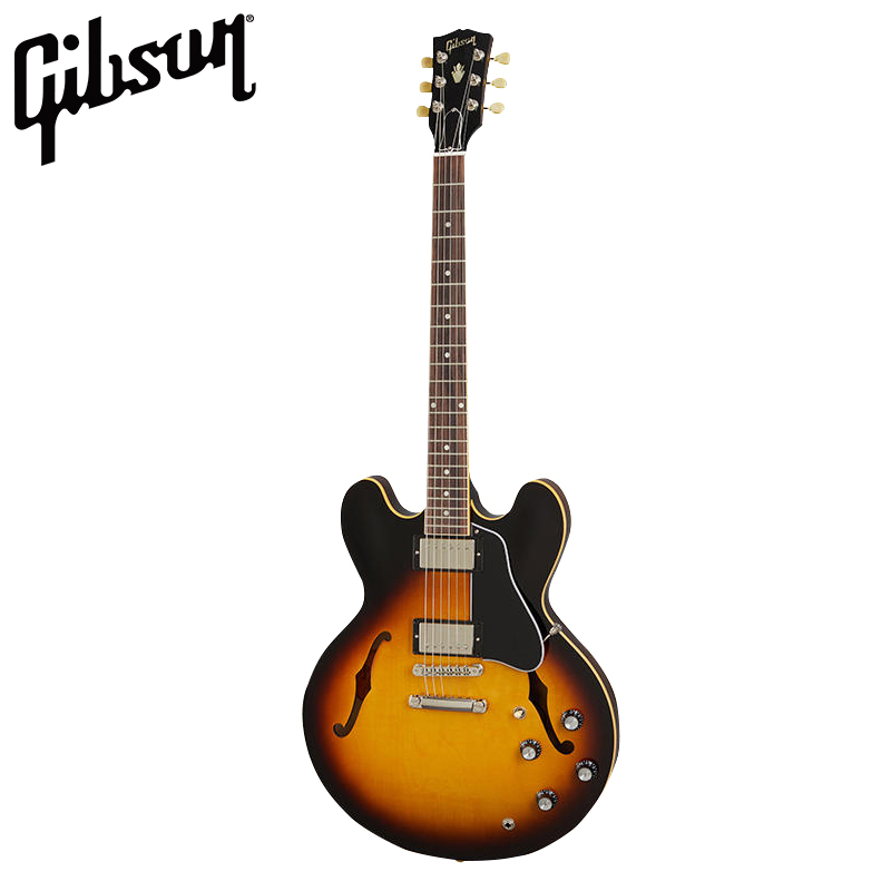 gibson吉普森电吉他es335美产专业舞台演出复古日落渐变色