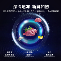澳柯玛176升BCD-176NE双开两门冷藏冻小型电冰箱家用租房宿舍单人