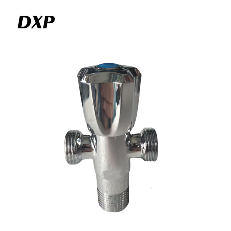 DXP 三通铜角阀 4分 个