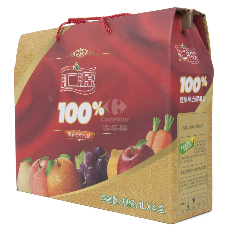 汇源100％礼品盒 1L*4