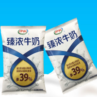伊利臻浓纯牛奶利乐枕纸袋枕装新品儿童早餐奶含钙鲜奶乳蛋白包邮 臻浓纯牛奶*12袋+吸管