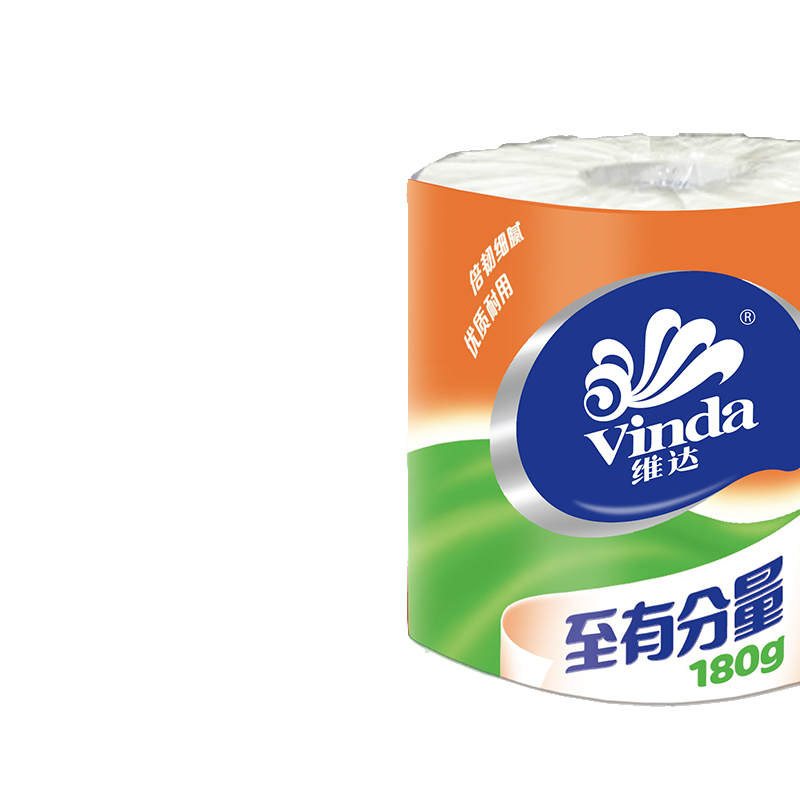 维达卷纸巾180克g有芯卷筒纸 至有分量卫生纸餐巾纸面巾纸V4081
