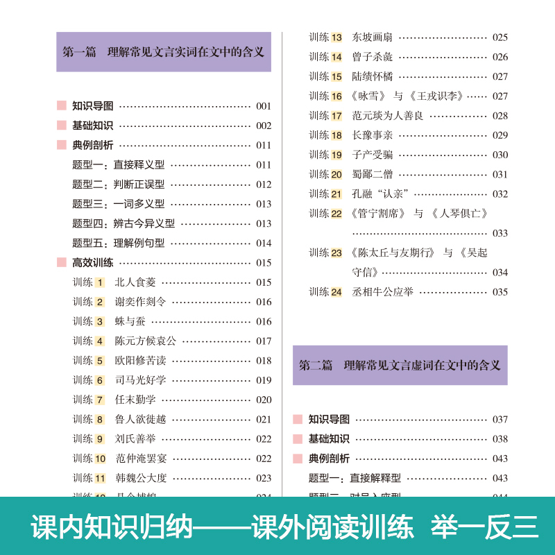现代文+文言文+英语阅读(语+英)(3本) 七年级/初中一年级 [正版]2024新版木头马初中文言文现代文阅读高效训练8