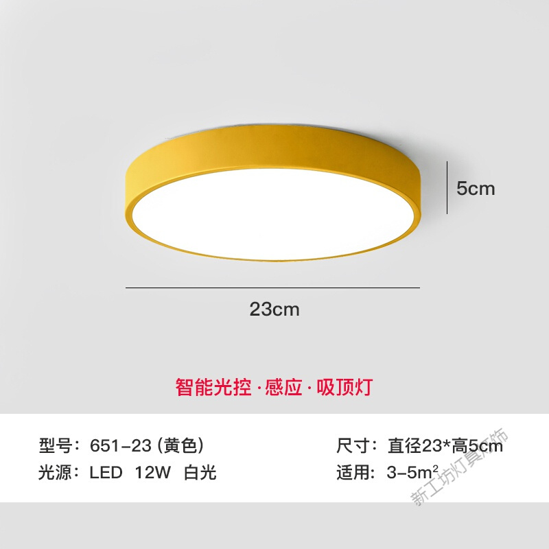 苏宁放心购 人体感应灯家用过道声控灯雷达智能灯楼道楼梯入户走廊led吸顶灯