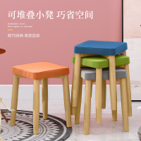 尋木匠布艺小凳子家用餐椅北欧现代书桌化妆方凳日式休闲创意矮凳椅子
