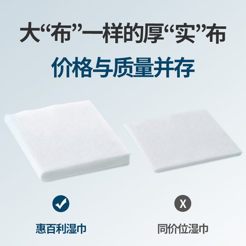 [补贴10%]婴儿湿巾手口屁专用带盖湿纸巾5大包装家庭用实惠装特价高清大图