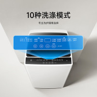 [23年新品]小米米家波轮全自动洗衣机租房宿舍 8KG公斤大容量不锈钢内桶健康桶自洁水位调节 弦月黑XQB80MJ203