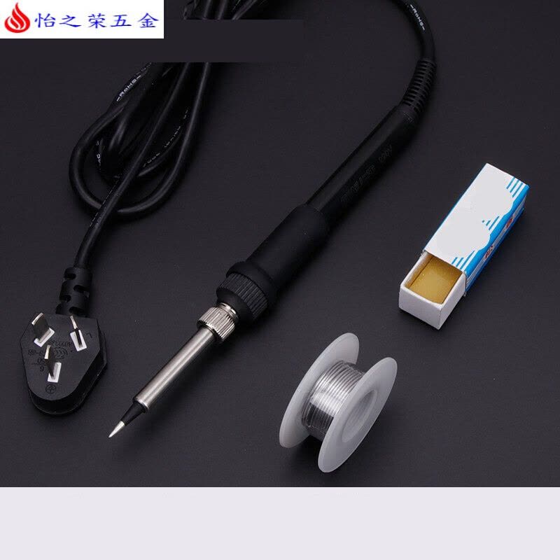 恒温电烙铁套装家用电子维修可调温电洛铁焊锡锡焊焊接工具电焊笔 50W内热标配图片