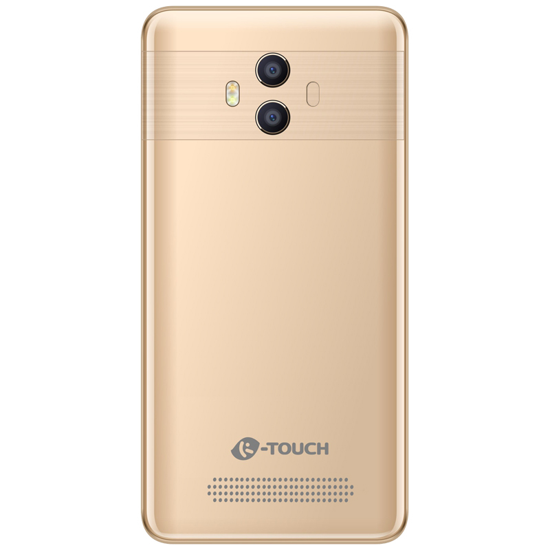 天语(K-TOUCH)K7 智能手机 全网通4G 双卡双待 老人 智能 模式双模式 支持人脸识别 2000mAh大电池 大内存 5.0英寸大屏幕 金色高清大图