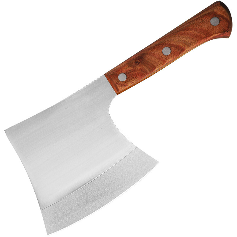 寒铁菜刀不锈钢刀具木柄加厚斧头刀斩骨斧