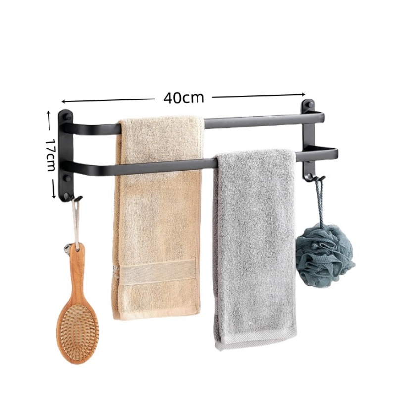 攸形毛巾架40*10*17cm个高清大图
