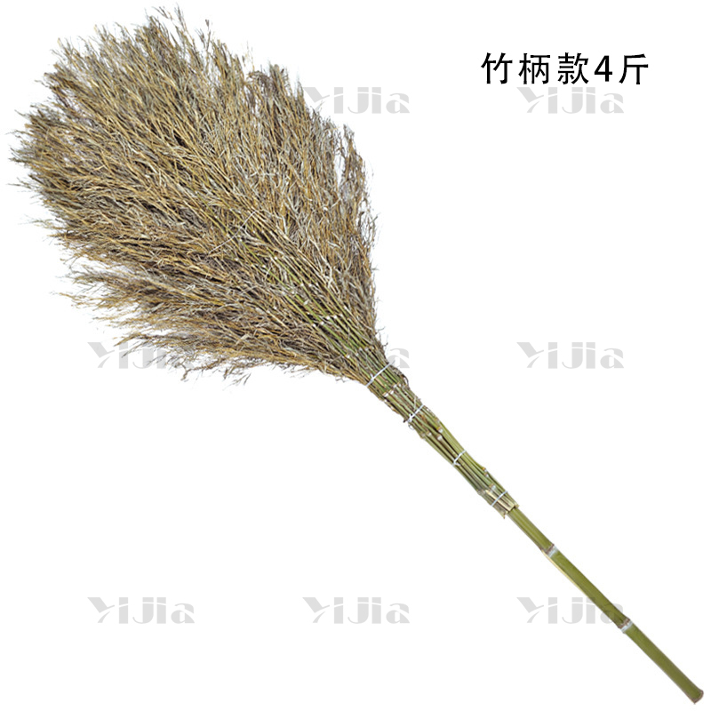 翌嘉 YJ40624025竹扫把大扫把竹扫帚 竹柄款4斤高清大图