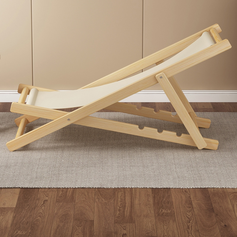 闪电客户外午休椅躺椅休闲家用阳台木沙滩椅折叠椅便携露营靠椅懒人椅