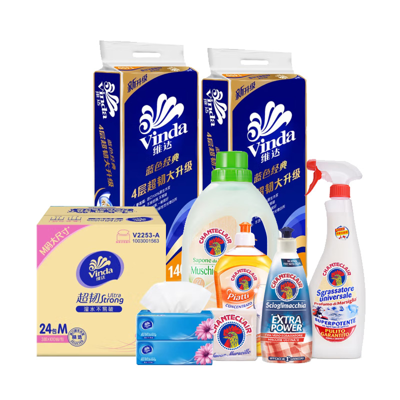 维达 超韧抽纸3层150抽 尺寸:133*195mm