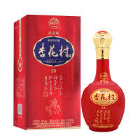 山西汾酒 杏花村18红 42度 清香型 白酒 475ml 单瓶