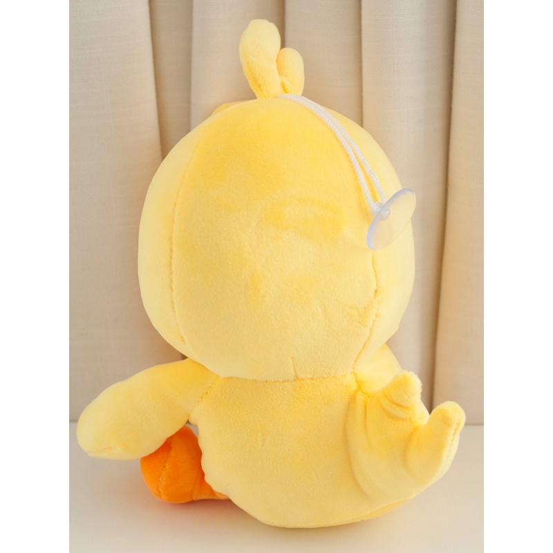 抖音小鸭玩具红小鸭公仔抖音同款小鸭毛绒玩具红公仔黄色左右手随机拍