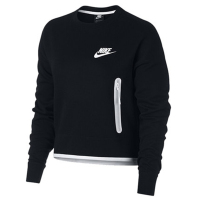 耐克(NIKE)2018女士春秋AS W NSW TCH FLC CREW运动卫衣939930—011