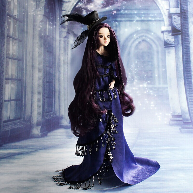 换装公主洋娃娃仿真关节可动漫人偶儿童生日套装十二星座天蝎座参数