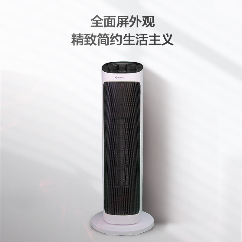 格力(GREE)取暖器家用暖风机2000W功率 两档调节 2小时定时热风机电暖扇电暖扇 NTFH-20z 机械款高清大图