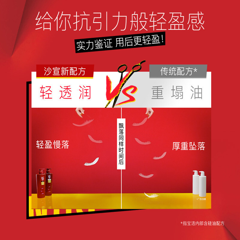 沙宣修护水养洗发水洗发露750mL 改善毛躁修护水养清爽高清大图