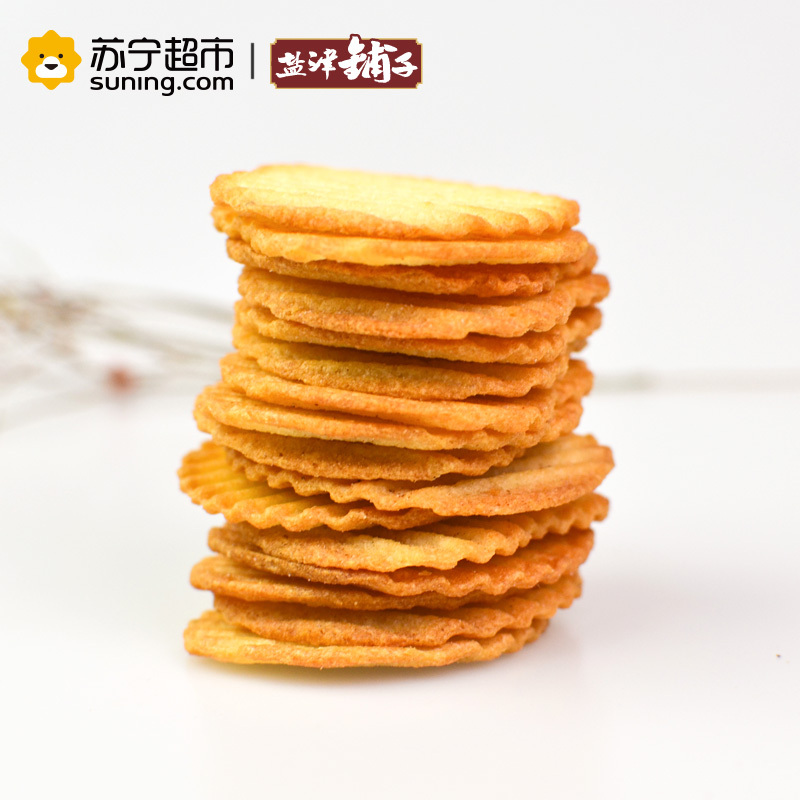 盐津铺子 休闲零食 膨化食品焙烤薯片办公室零食清新番茄味136g