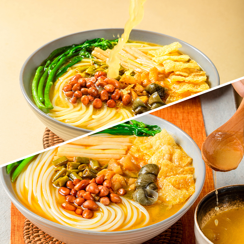 螺状元广西特产柳州正宗牛骨金汤螺蛳粉方便速食螺丝粉300g袋