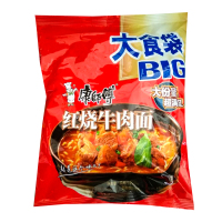 康师傅方便面大食代BIG红烧牛肉面袋装泡面24包24小时内发货