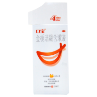 口宝 金栀洁龈含漱液200ml 清热解毒,消肿止痛。适用于缓解牙龈,牙周及黏膜炎症所致的肿痛。