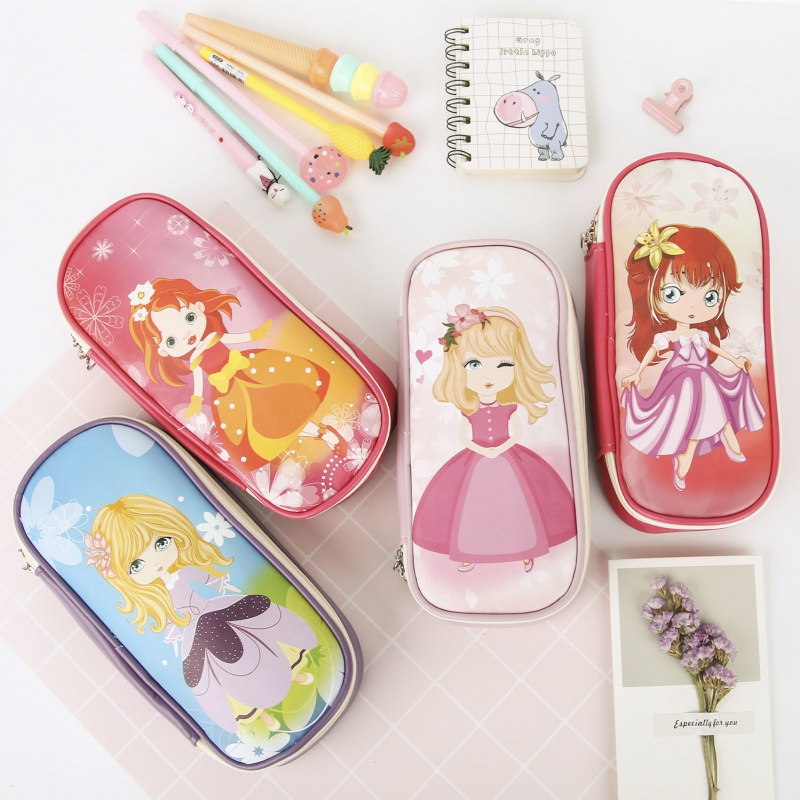 笔袋女生韩版网红少女心东西学习用品初中生简约ins文具盒男铅笔 紫色