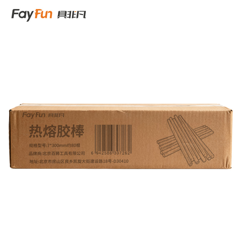 具非凡 热熔胶棒 7*300mm约80根/盒高清大图