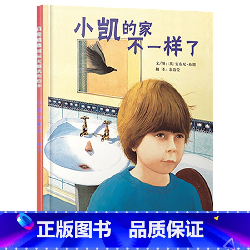 单本全册 【正版】小凯的家不一样了硬壳精装图画书绘本从孩子的心态和视角出发超现实的梦想创作安东尼布朗3岁4岁5岁6岁亲子