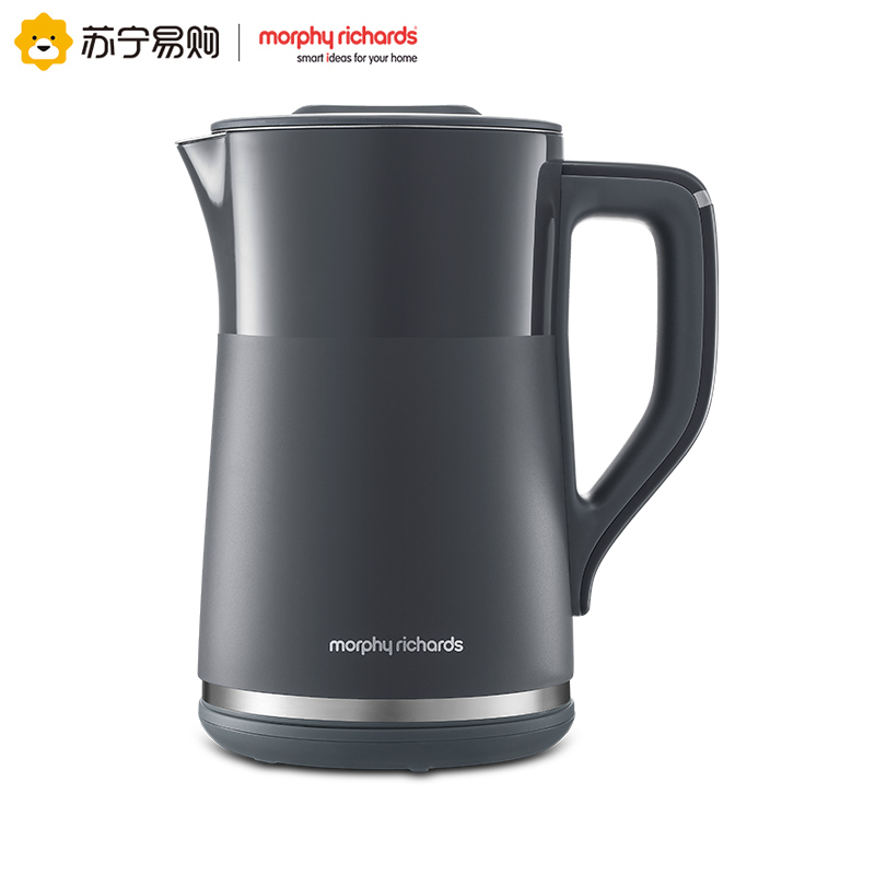 摩飞电热水壶家用恒温智能保温一体小型自动不锈钢大容量烧水壶MR6070深度灰