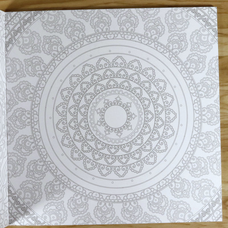 [正版]选4本39元从涂色体验异域风情冥想印度赠超精美涂色贴纸减压解压绘本填色涂鸦绘画书籍大人画本彩铅水彩手绘成年儿童花高清大图