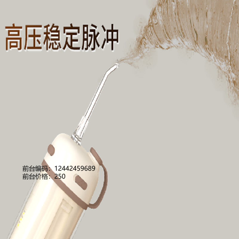 和正(HEZHENG)便携式冲牙器HZ-IT-5香槟色高清大图