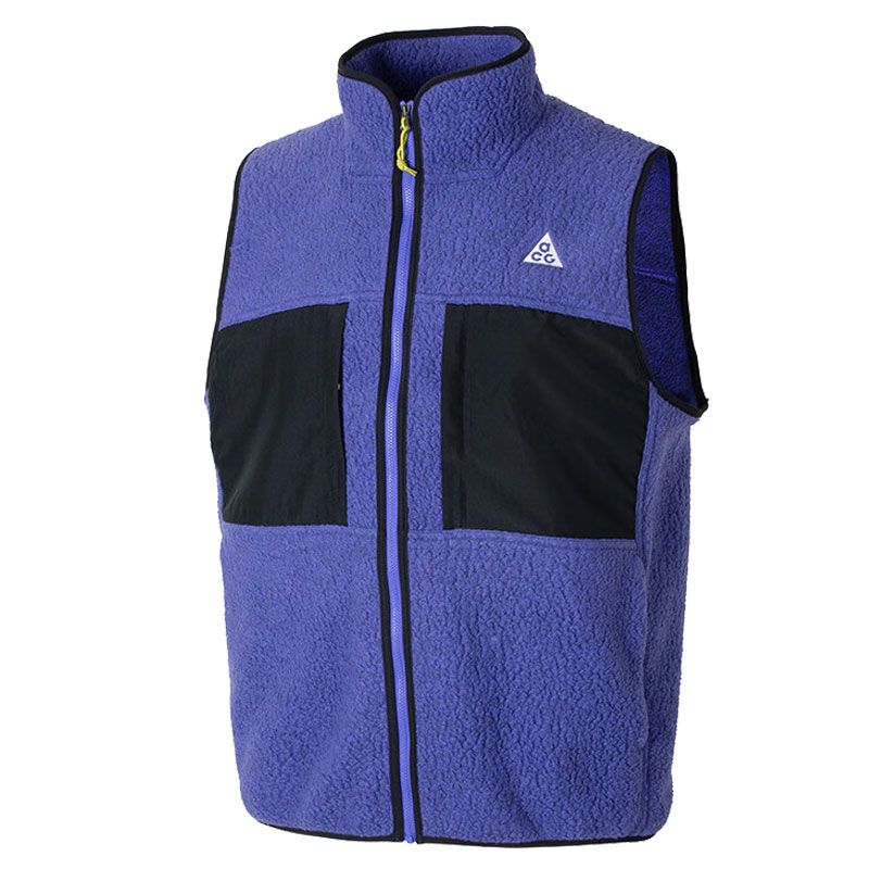 NIKE耐克背心运动休闲舒适抓绒男装立领马甲FN2449-510 D FN2449-510 S