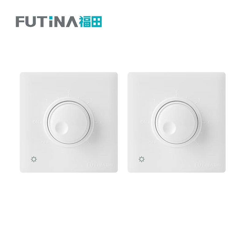 福田 开关 明装开关插座面板明线家用墙壁 明装250W调光 单位:个高清大图