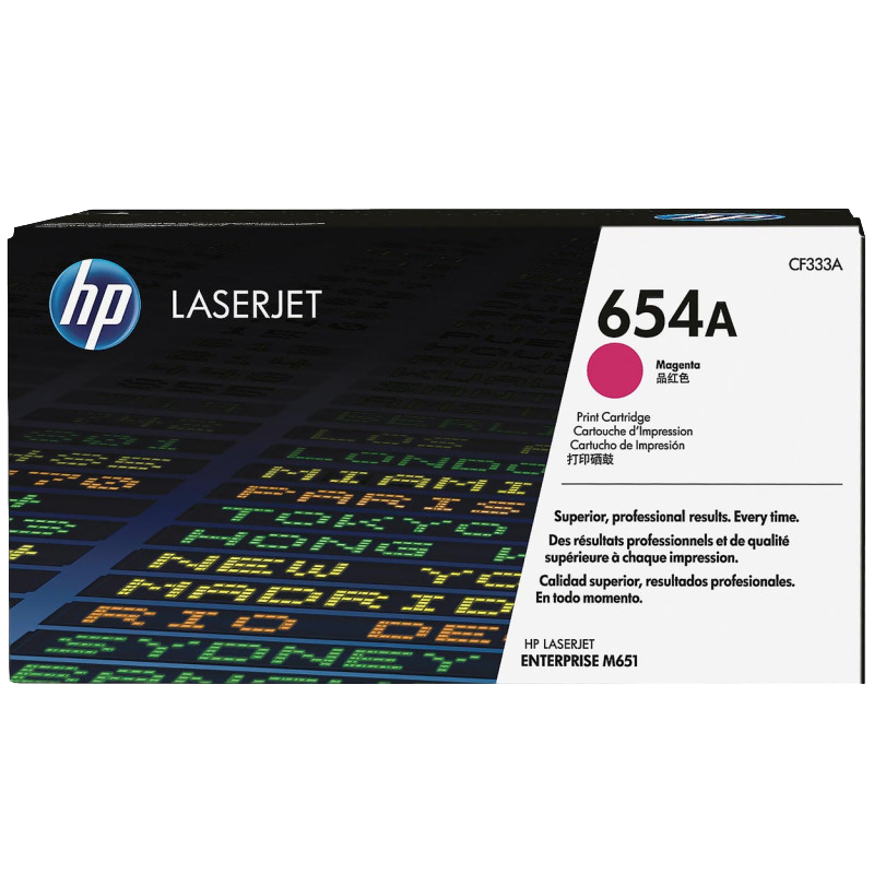 惠普(HP)CF333A 品红色硒鼓 654A(适用M651n M651dn)高清大图