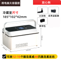 便携式胰岛素冷藏盒小型迷你小冰箱车载家用充电药品冷藏箱专用 升级超大容量（无电池）可车家两用 默认