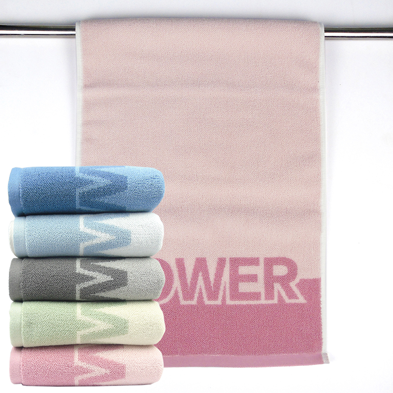 莺歌 A类纯棉素色毛巾两条装75*35(±2)cm*2(颜色随机) 盒高清大图