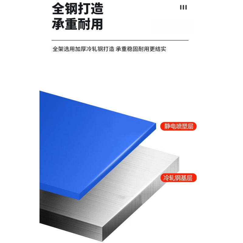 伊洛源 重型货架 2000*600*2000mm(单层承重500kg) 组高清大图