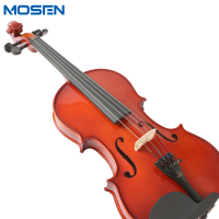 莫森（MOSEN）MS-828W 实木金典小提琴初学款 自然风干西洋乐器 亮光 【4/4身高155-200cm】