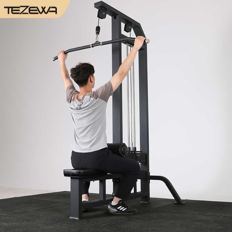 TEZEWA 综合训练器商用龙门架高位下拉力量训练家用健身器材高清大图