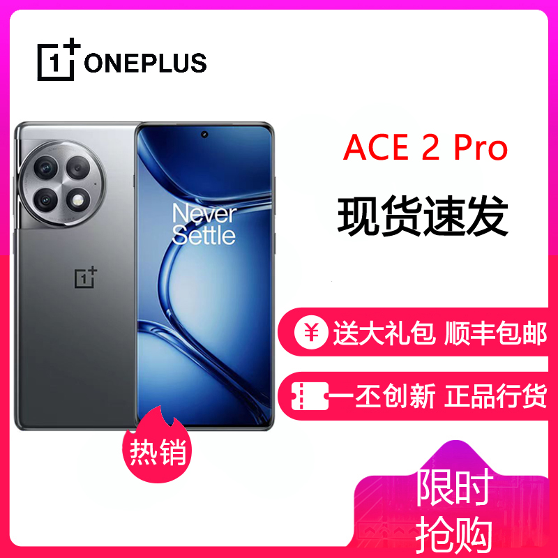 一加 Ace2 Pro 24GB+1TB 钛空灰 第二代骁龙8旗舰芯片 150W超级闪充 5G性能手机高清大图