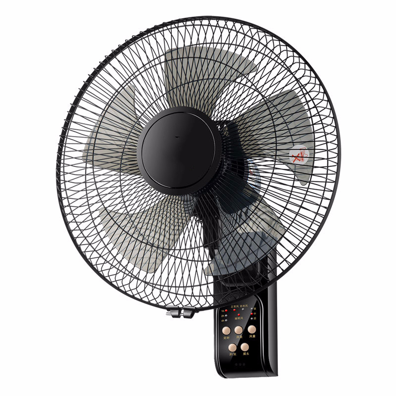 壁扇挂壁式电风扇16寸家用餐厅遥控壁挂扇工业扇摇头扇挂扇墙壁扇 16