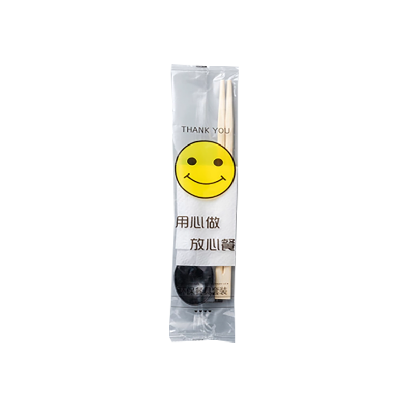 海铁科技一次性筷子套装笑脸/套高清大图